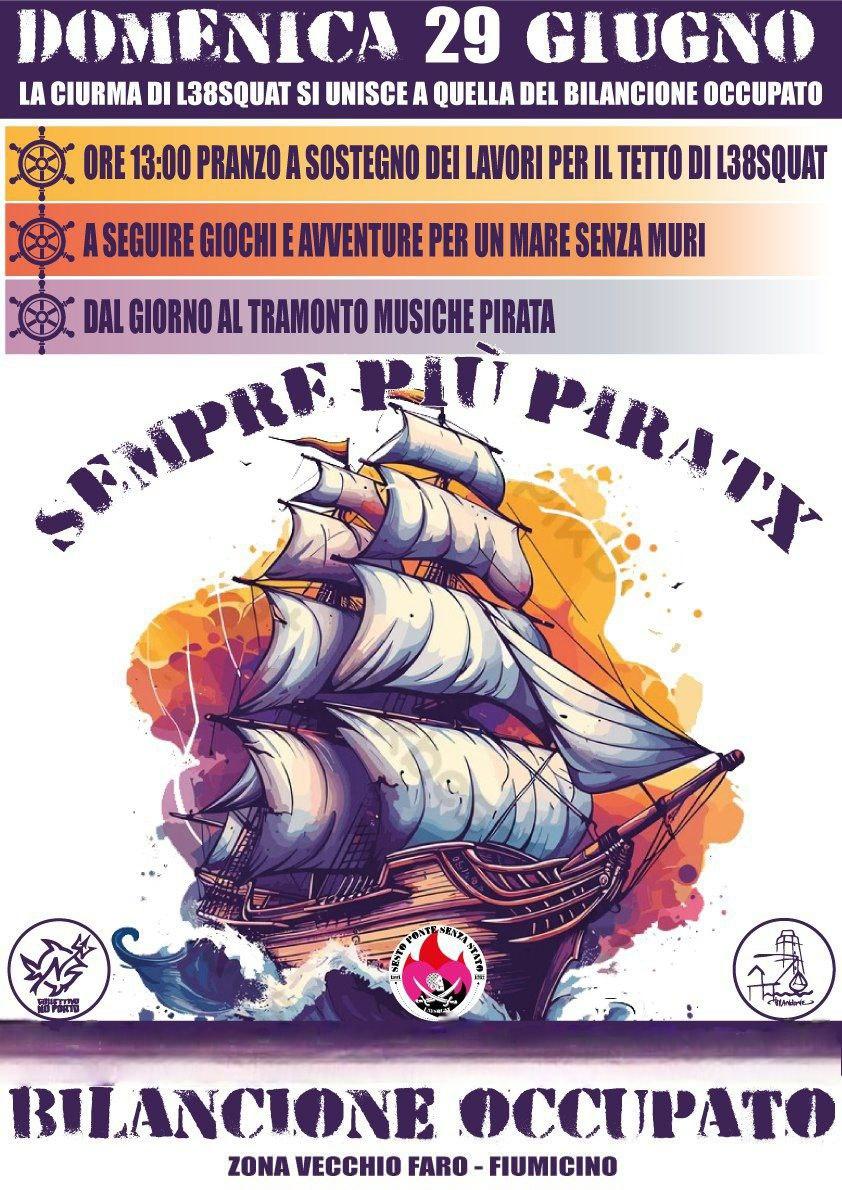 Domenica 29 Giugno – Sempre più piratx!